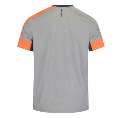 t-shirt Head Padel Tech grey orange