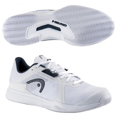 Padel shoes Head Sprint Team 3.5 Clay white blueberry 2023