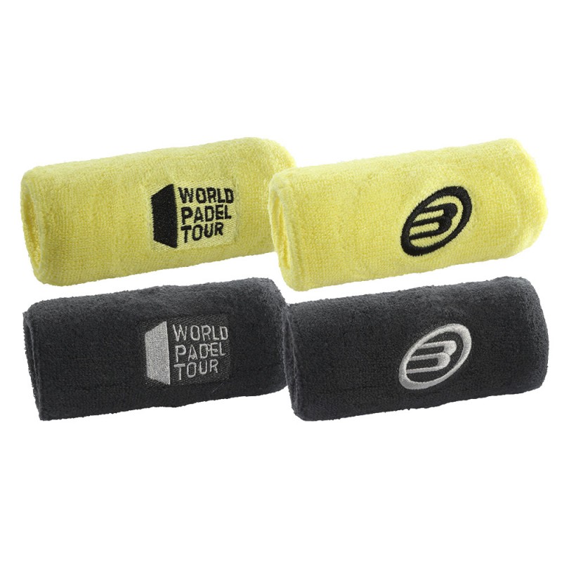 Wristbands Bullpadel BPMU-WPT2312 lemon black Wristbands Bullpadel BPMU-WPT2312 lemon black