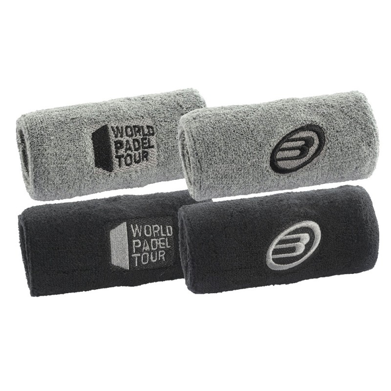 Wristbands Bullpadel BPMU-WPT2312 gray black Wristbands Bullpadel BPMU-WPT2312 gray black