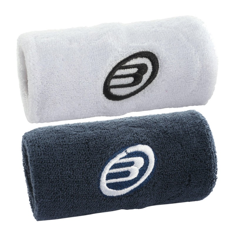 Wristbands Bullpadel BPMU233 white blue Wristbands Bullpadel BPMU233 white blue