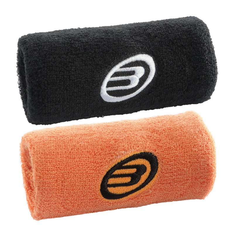 Wristbands Bullpadel BPMU233 black orange Wristbands Bullpadel BPMU233 black orange