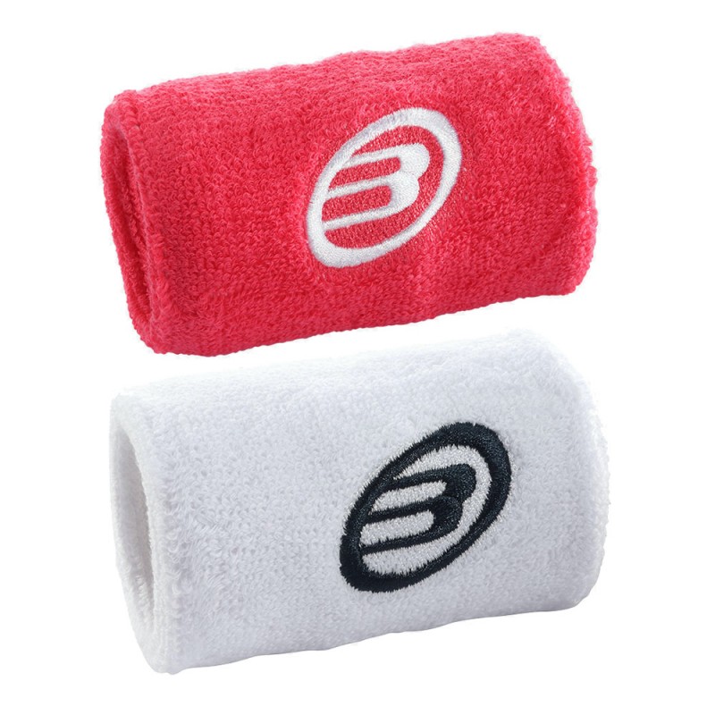 Wristbands Bullpadel BPMU2305 white raspberry Wristbands Bullpadel BPMU2305 white raspberry