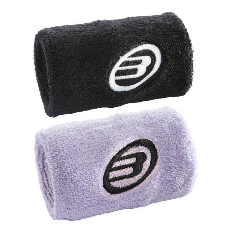 Wristbands Bullpadel BPMU2305 black mauve Wristbands Bullpadel BPMU2305 black mauve