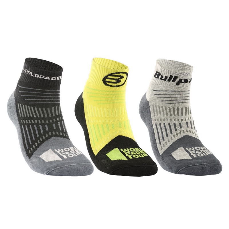 Socks Bullpadel BP-WPT2301 pack 3 colors Socks Bullpadel BP-WPT2301 pack 3 colors