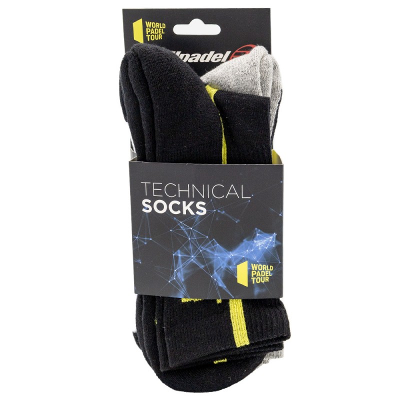 socks Bullpadel BP-WPT2302 Pack 3 colors