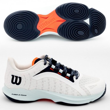 padel shoes Wilson Hurakn Pro white cooling spray 2023