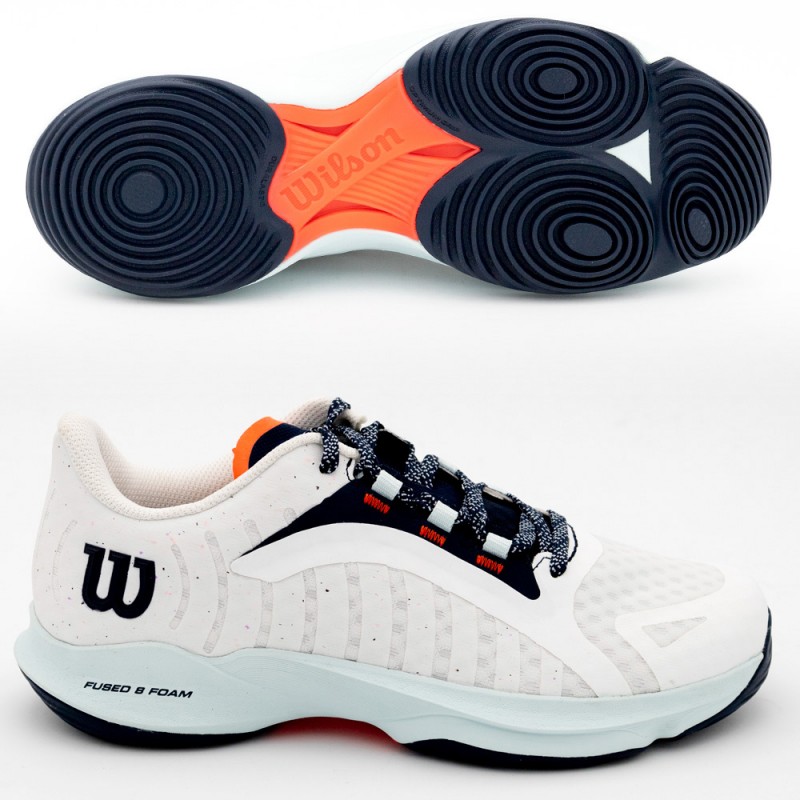 Padel shoes Wilson Hurakn Pro W white cooling spray 2023