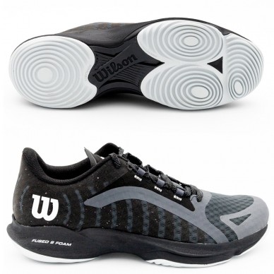 Padel shoes Wilson Hurakn Pro ebony black 2023