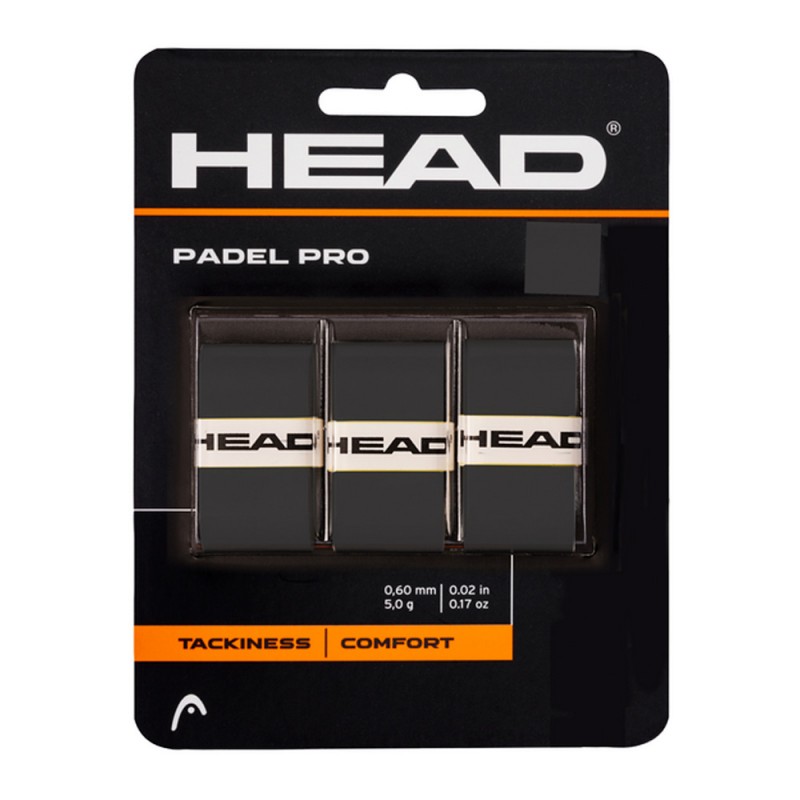 Overgrip Head Padel Pro 3 Pack negro Overgrip Head Padel Pro 3 Pack negro