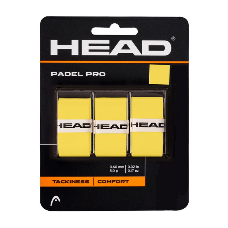 Overgrip Head Padel Pro 3 Pack amarillo Overgrip Head Padel Pro 3 Pack amarillo