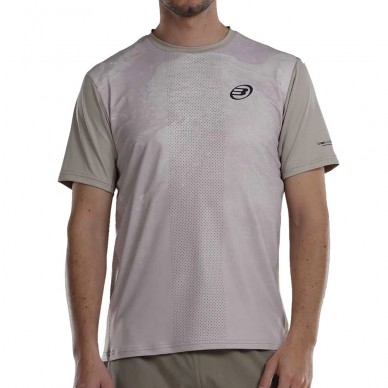 Camiseta Joma Manga Corta Challenge Gris - Cuello abierto - Zona de Padel