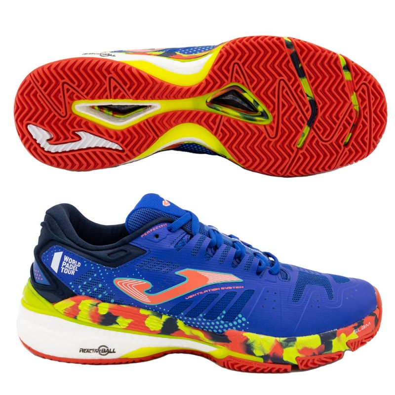 Chaussures de padel Joma T.Slam Homme Royal Coral I Padel Reference