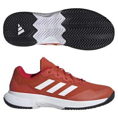 Padel shoes Adidas Barricade M Clay lucid blue solar red blue 2023 Zona de Padel