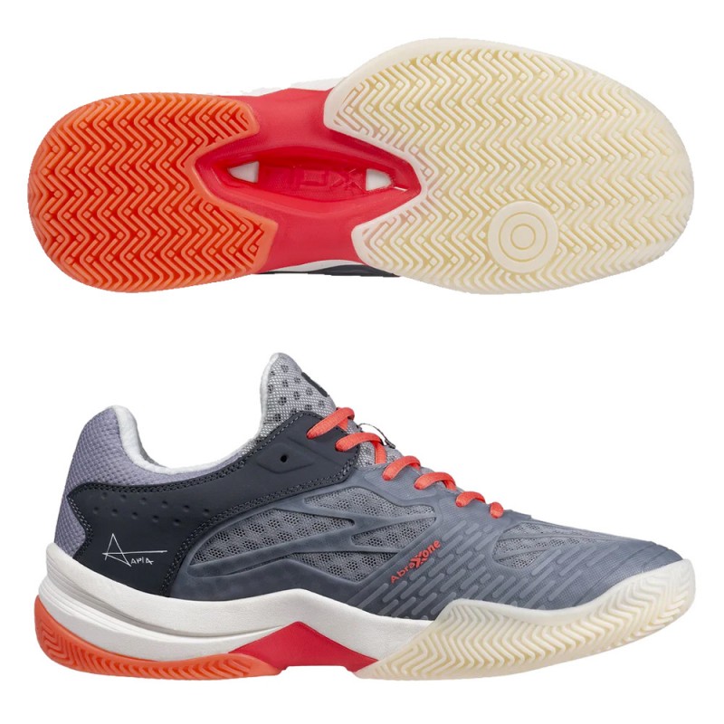 Padel Shoes Nox AT10 Lux cool grey georgia peach 2023 Padel Shoes Nox AT10 Lux cool grey georgia peach 2023