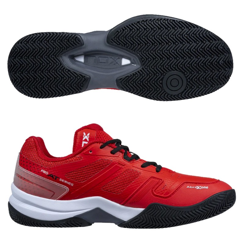 Padel Shoes Nox AT10 fiery red black 2023 Padel Shoes Nox AT10 fiery red black 2023