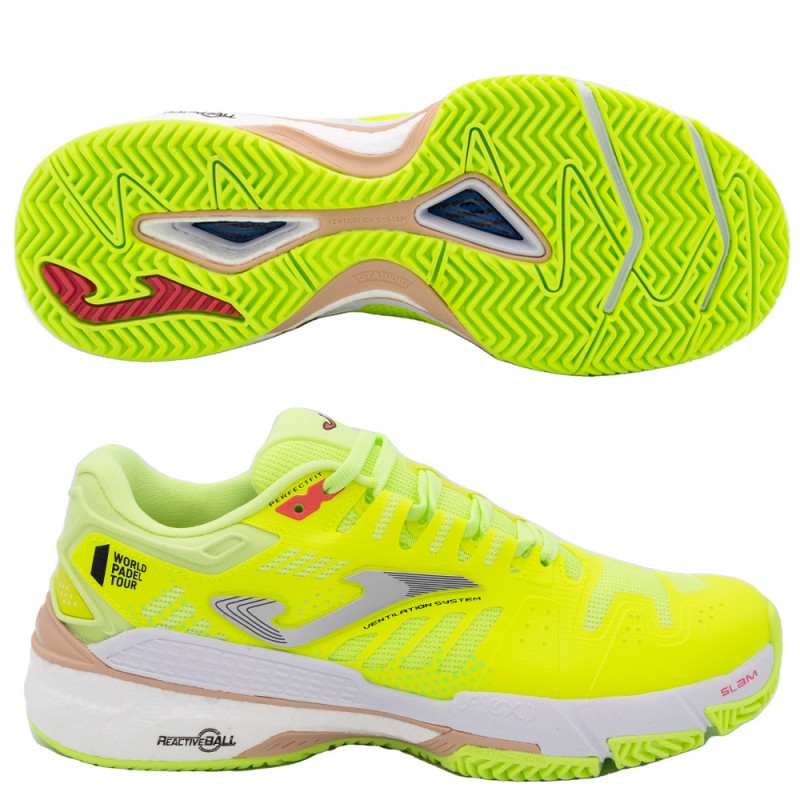 Padel Shoes Joma T.SLAM lady 2311 green fluor pink 2023