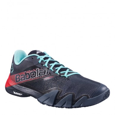 Padel shoes Babolat Jet Premura 2 Men Lebron black fiesta red 2023
