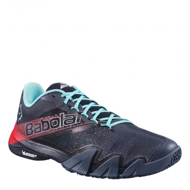 Padel shoes Babolat Jet Premura 2 Men Lebron black fiesta red 2023