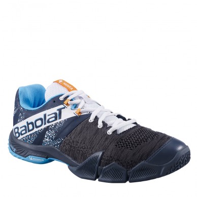 Padel shoes Babolat Movea Men gray scuba blue 2023