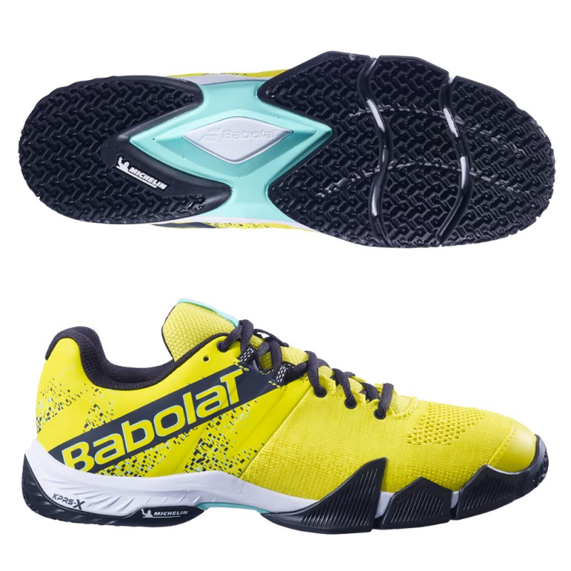 Padel shoes Babolat Movea Men acacia blue curacao 2023