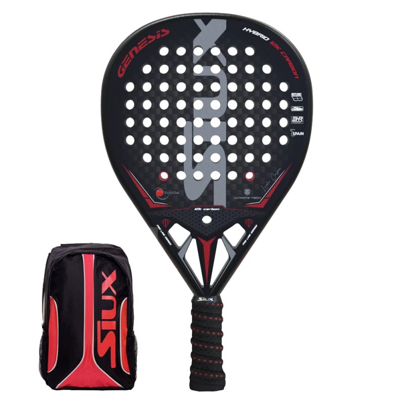 operación esencia ballet Siux Genesis Hybrid Black Carbon racket - Zona de Padel