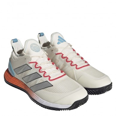 Padel shoes Adidas Adizero Ubersonic 4 M Clay white silver 2023