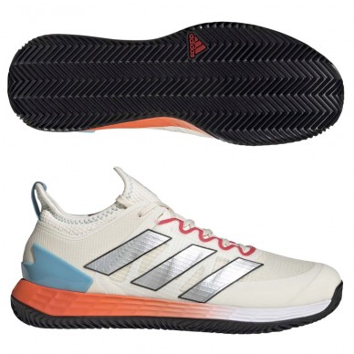 Padel shoes Adidas Adizero Ubersonic 4 M Clay white silver 2023