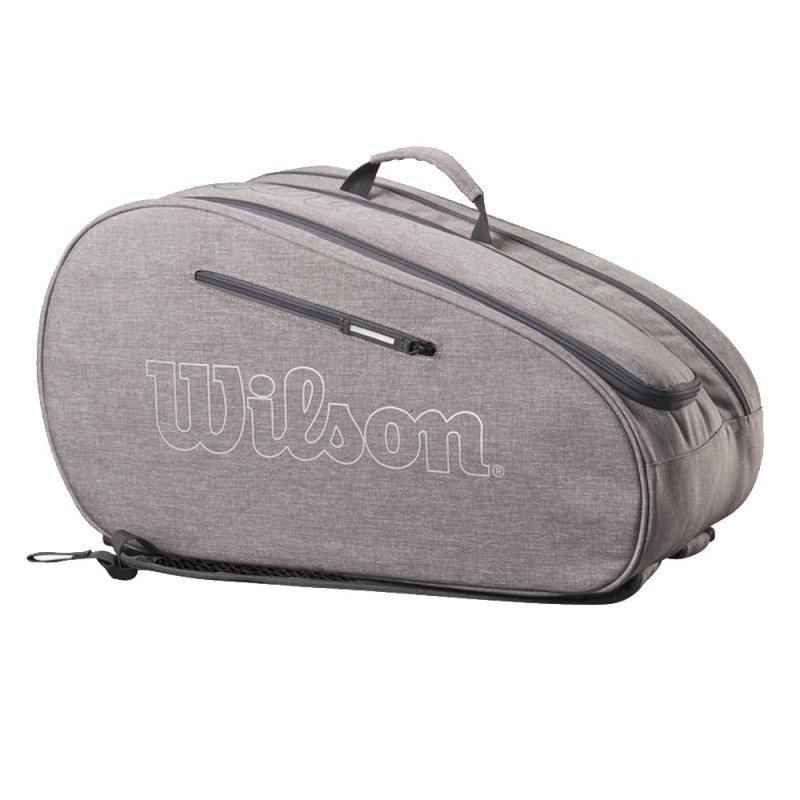 Padel bag Wilson Padel Team grey heather 2023 Padel bag Wilson Padel Team grey heather 2023