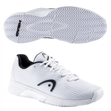 Padel shoes Head Revolt Pro 4.0 Clay white black 2023