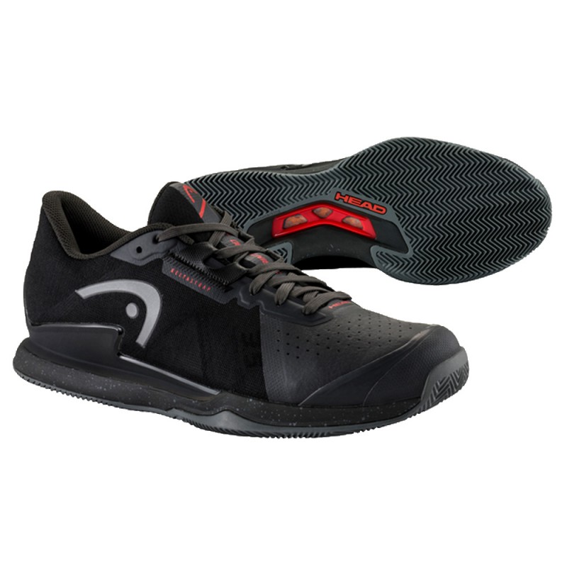 Padel shoes Head Sprint Pro 3.5 Clay black red 2023