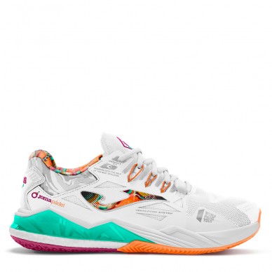 Padel shoes Joma Spin Lady 2332 White Orange 2023