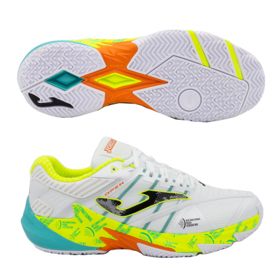 Padel shoes Joma T.OPEN 2372 white lime 2023