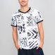 T-shirt Bidi Badu Melbourne V-Neck White Black