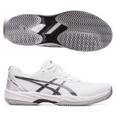 Asics Gel Game 9 Clay white black