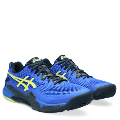 Padel shoes Asics Gel Resolution 9 Padel illusion blue glow yellow