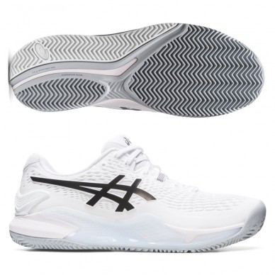 Padel shoes Asics Gel Resolution 9 Clay white black