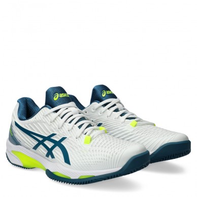 Padel shoes Asics Solution Speed FF 2 Clay white restful teal