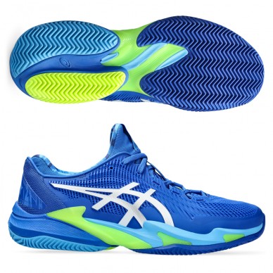 Padel shoes Asics Court FF 3 Novak Clay tuna blue white