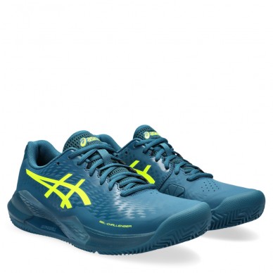 Padel shoes Asics Gel Challenger 14 Clay restful teal safety yellow