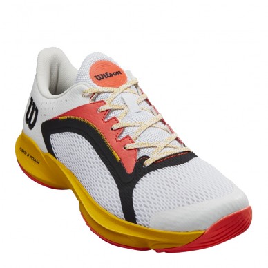 Padel shoes Wilson Hurakn 2.0 white old gold 2023