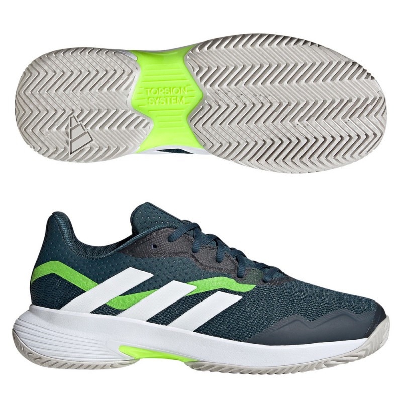 Padel shoes Adidas Courtjam Control M arctic night white lemon 2023 Padel shoes Adidas Courtjam Control M arctic night white lemon 2023
