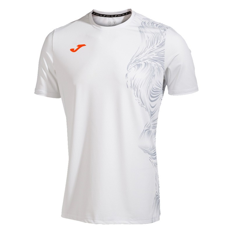 T-shirt Joma Challenge white gray T-shirt Joma Challenge white gray