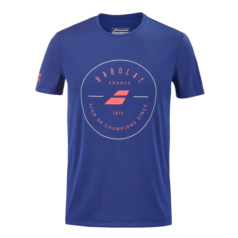 T-shirt Babolat Exercise Graphic Men dark blue