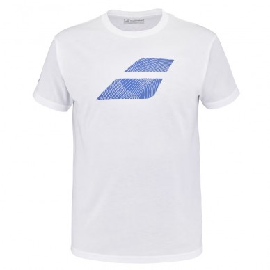 T-shirt Babolat Exercise Big Flag Men white
