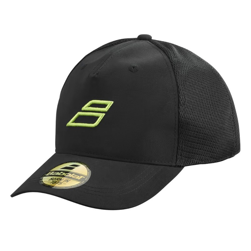 Cap Babolat Curve Trucker S Black Yellow Cap Babolat Curve Trucker S Black Yellow