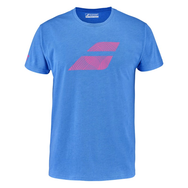 T-shirt Babolat Exercise Big Flag Tee Men blue T-shirt Babolat Exercise Big Flag Tee Men blue