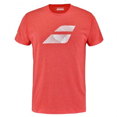 T-shirt Babolat Exercise Big Flag Men red