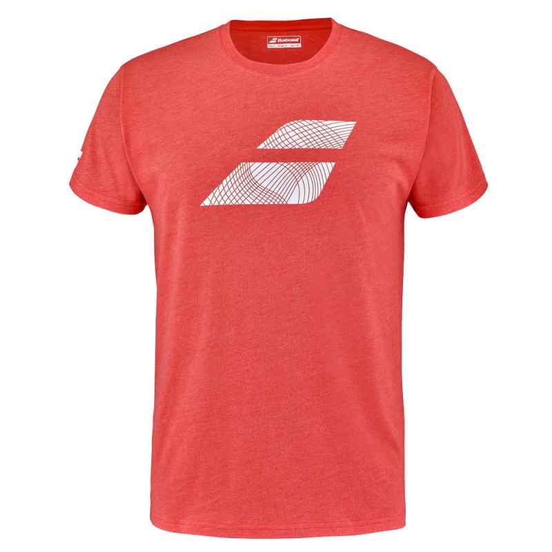 T-shirt Babolat Exercise Big Flag Men red T-shirt Babolat Exercise Big Flag Men red