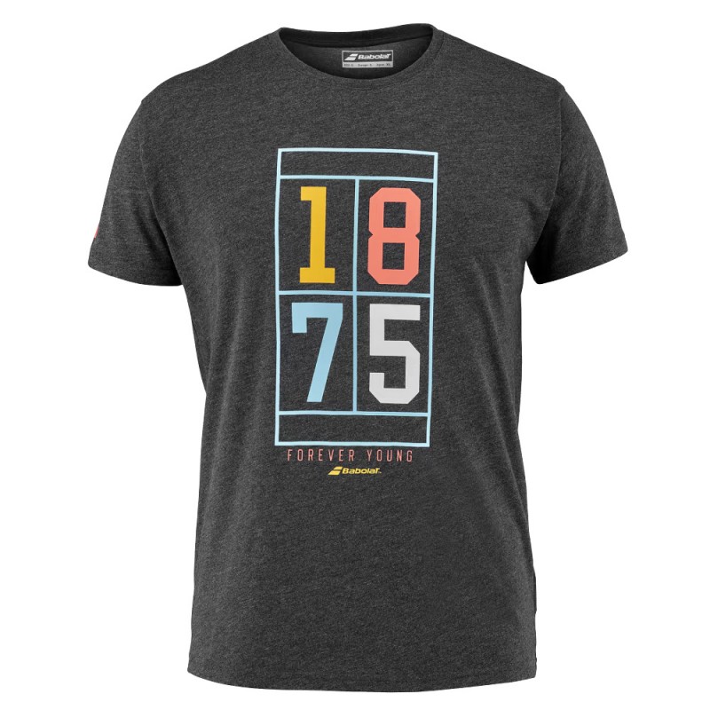 T-shirt Babolat Exercise Vintage Tee Men black T-shirt Babolat Exercise Vintage Tee Men black